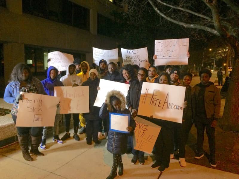 Protest for the release of Abdoulie Sower in Raleigh. December 2018 Protest for the release of Abdoulie Sower in Raleigh. December 2018